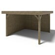 ALTANKA - Pergola de jardin 4.04x4.04m avec panneaux - traité - ALT132 - vignette