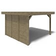 ALTANKA - Pergola de jardin 4.04x4.04m avec panneaux - traité - ALT132 - vignette