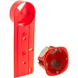 PROTEC - Lot de 40 boîtes d'encastrement No Air Box Multimat Ø67mm P.40mm + gabarit - Protec - vignette
