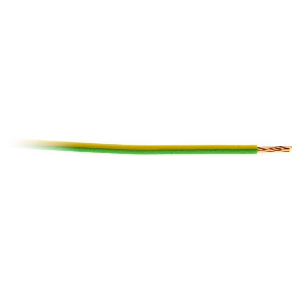 ZENITECH - Fil électrique HO7V-R 6mm² 100m - jaune/vert - Zenitech - large