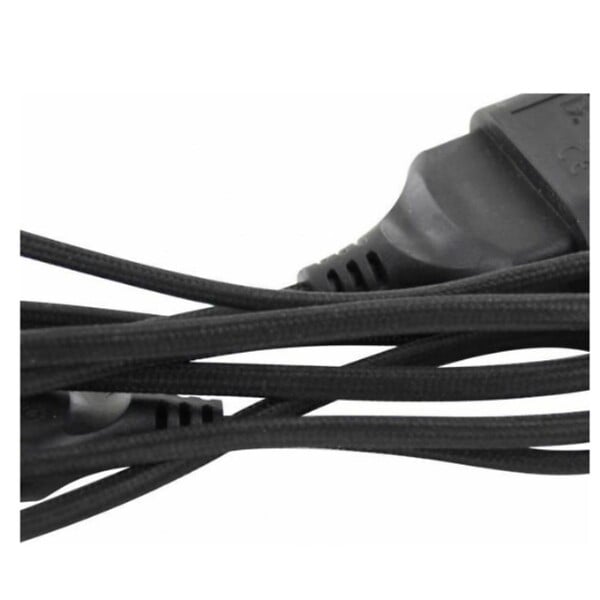 CHACON - Rallonge électrique textile 1.5m - Noir - Chacon - large