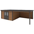 ALTANKA - Abri de jardin en bois Freya 8.06x4.09m - 32.96m2 - Ep. 28mm - Traité - 000475 - vignette