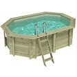 ALTANKA - Piscine hors sol en bois NEMO 4.3 x 3 - H.1.18 m, sable, fixations à sceller - BAS7302OSPI3 - vignette