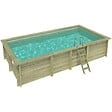 ALTANKA - Piscine hors sol en bois AQUA 7 x 3.75 - H.1.45 m, sable, fixations à visser - BAS7308OSPL3 - vignette