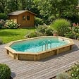 ALTANKA - Piscine hors sol en bois NEMO 5.79 x 3.49 - H.1.45 m, sable, fixations à sceller - BAS7304OSPI3 - vignette