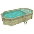 ALTANKA - Piscine hors sol en bois NEMO 7.3 x 3.97 - H.1.45 m avec plage, sable, fixations à sceller - BAS7305OSPI3+PLA305 - vignette