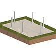 ALTANKA - Piscine hors sol en bois AQUA 6.1 x 2.85 - H.1.31 m, gris clair, cadre en métal - sans dalle - BAS7307OSPU2 - vignette
