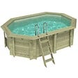 ALTANKA - Piscine hors sol en bois NEMO 4.3 x 3 - H.1.18 m, sable, cadre en métal - sans dalle - BAS7302OSPU3 - vignette