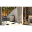 TERRY - Abri Poubelles 2 Sacs x 110L Armoire Poubelle de Tri Sélectif Déchets 68 x 39 x 88,7 cm Vert/Beige Terry - vignette