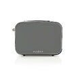 NEDIS - Grille pain Toaster 900W 2 Tranches Design Gris & Bois 6 modes Réchauffage & Dégivrage Ramasse-miettes amovible NEDIS - vignette