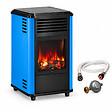SAHARA - Chauffage à gaz 3,4KW Bleu Effet feu + Tuyau gaz + Détendeur butane Manhattan Sahara - vignette