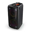 NEDIS - Enceinte Bluetooth Party 240W crête 80W RMS 5h USB AUX Karaoké Entrée Micro Lumières Enceinte Trolley Noir Orange Nedis - vignette