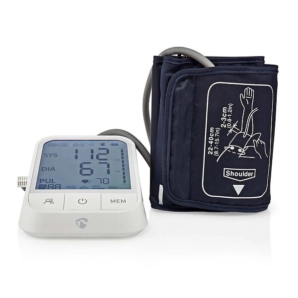 NEDIS - Tensiomètre bras connecté Bluetooth SmartLife Brassard 22-42 cm 2 utilisateurs 99 mesures par profil Ecran LCD 4,3 pouces Nedis - large
