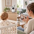 ALECTO - Babyphone Wi-Fi Caméra Full HD 1080p orientable Vision Nocturne Interphone Alertes Alecto - vignette