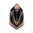 NEDIS - Fer à Repasser Vapeur sans fil 2200W 20 g/min Vêtement Défroissage Vertical Semelle Acier Design Noir & Rose Gold Nedis - vignette