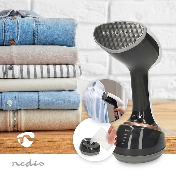 NEDIS - Défroisseur Vapeur Vêtements 1700W 25g/min Réservoir 0,37 L Chauffe 30 s Vapeur Verticale Nedis - large