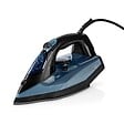 NEDIS - Fer à repasser 2600W 25g/min semelle céramique réservoir 0,32 L chauffe 30s Noir & Bleu Vapeur verticale Nedis - vignette