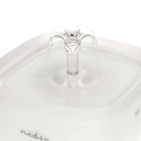 NEDIS - Fontaine à Eau pour Chat et Petit Chien 2L Filtre Pompe USB 40 dB 2 Filtres Inclus Abreuvoir Automatique Nedis - large