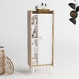 HABITAT ET JARDIN - Meuble multi-usages en bois "Lagomood Ruby" - 50 x 30 x 140 cm - Blanc - vignette