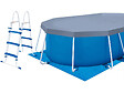 HABITAT ET JARDIN - Piscine tubulaire ovale "Tina" - 4,88 x 3,05 x 1,07 m - Bleu - vignette