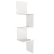 HABITAT ET JARDIN - Étagère murale en bois "Corner" - 25 x 25 x 105 cm - Blanc - vignette
