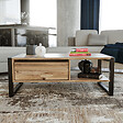 HABITAT ET JARDIN - Table basse en bois "Haldizen" - 105 x 55 x 40 cm - Marron - vignette