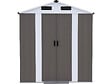 HABITAT ET JARDIN - Abri de jardin métal "Dallas II" - 2,17 m² - Taupe - vignette
