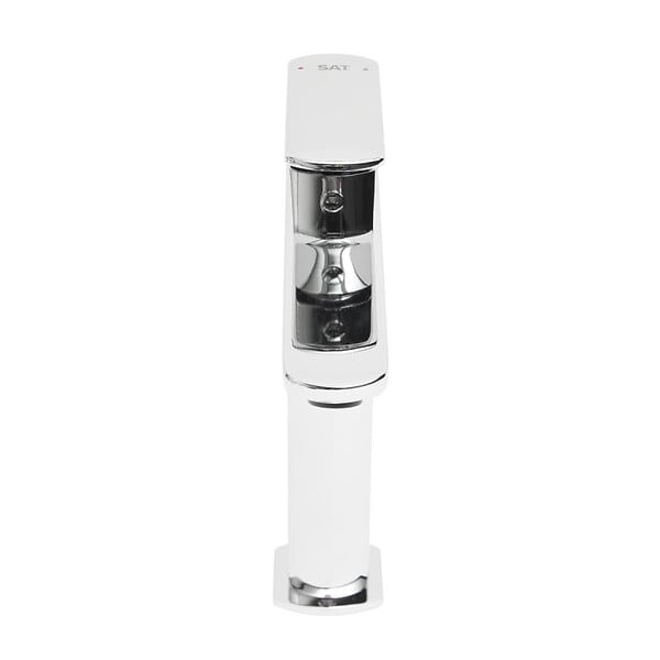 SWISS AQUA TECHNOLOGIES - Mitigeur lavabo haut  Feel, sans tirette, chrome, SATBSFEEL285 avec une garantie de 5 ans - large