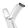 SWISS AQUA TECHNOLOGIES - Infinitio mitigeur de lavabo avec bec cascade, sans vidage, chrome SATBSINF271 avec une garantie de 5 ans - vignette