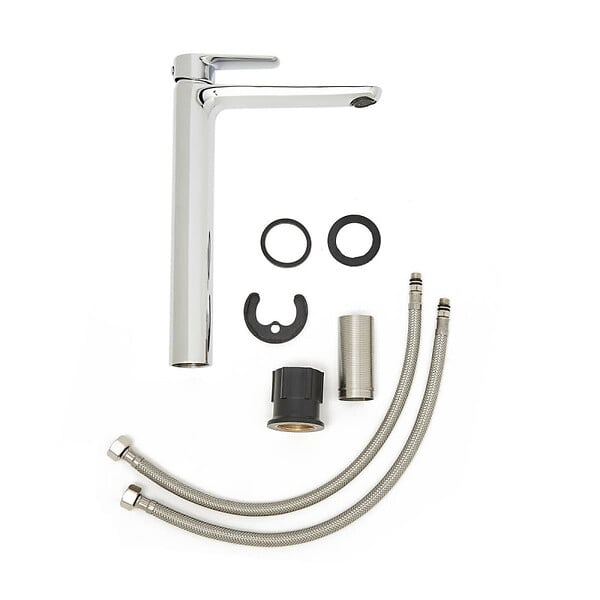 SWISS AQUA TECHNOLOGIES - Mood mitigeur lavabo XL avec levier sans tirette, G3/8, chrome SATBSMOOD285 avec une garantie de 5 ans - large
