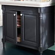 JACOB DELAFON - Pack meuble vasque Cléo 1889 3 trous + miroir + mélangeur croisillon or - vignette