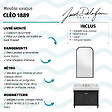 JACOB DELAFON - Pack meuble vasque Cléo 1889 3 trous + miroir + mélangeur croisillon or - vignette