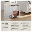 TECTAKE - Table d’appoint OXFORD gris - vignette