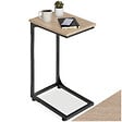 TECTAKE - Table d’appoint Erie 40x30x63cm Bois clair industriel, Chêne Sonoma - vignette