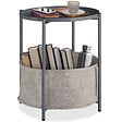 TECTAKE - Table d’appoint CANTERBURY 45,5x45,5x53cm gris foncé - vignette