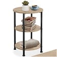 TECTAKE - Table d’appoint COLCHESTER 40x61cm Bois clair industriel, Chêne Sonoma - vignette