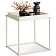 TECTAKE - Table d'appoint CAMBRIDGE 40x40x44cm crème - vignette