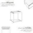 TECTAKE - Table d'appoint CAMBRIDGE 40x40x44cm blanc - vignette