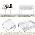 TECTAKE - Table d'appoint CAMBRIDGE 40x40x44cm blanc - vignette