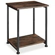 TECTAKE - Table d’appoint Yonkers 38,5x30x51,5cm Bois foncé industriel, rustique - vignette