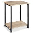 TECTAKE - Table d’appoint Yonkers 38,5x30x51,5cm Bois clair industriel, Chêne Sonoma - vignette