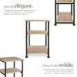 TECTAKE - Table d’appoint Memphis 34x30x59cm Bois clair industriel, Chêne Sonoma - vignette
