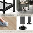 TECTAKE - Table d’appoint FILTON 60x30,5x60,5cm Bois clair industriel, Chêne Sonoma - vignette