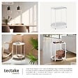 TECTAKE - Table d’appoint OXFORD blanc - vignette