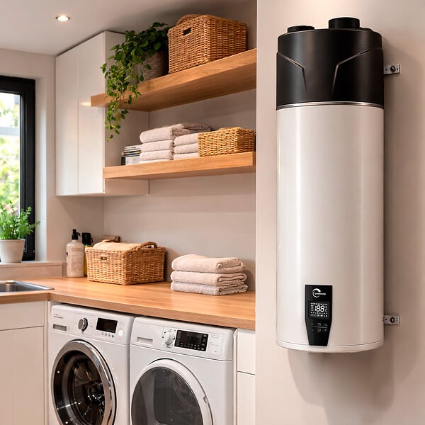 SANNOVER - Chauffe Eau Thermodynamique Monobloc Mural Stelios 150 L Air Ambiant / Air Extérieur Sannover - large