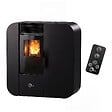 SANNOVER - Poêle à granulés Etanche Slim Astral 13,8 kW Noir Sannover - vignette