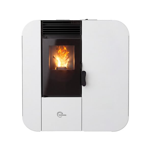 SANNOVER - Poêle à granulés Etanche Slim Astral 13,8 kW Blanc Sannover - large