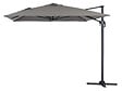 HABITAT ET JARDIN - Parasol de jardin déporté en aluminium "Sun 4" - 3 x 4 m - Gris - vignette