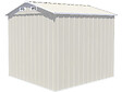 HABITAT ET JARDIN - Abri de jardin en métal "Nebraska" - 4,12 m² - Gris - vignette