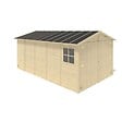 ALTANKA - Garage en bois - 14.94m2 - 3.05x4.93m - Ep. 18mm - couleur: naturel - GAR28 - vignette